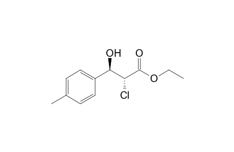 Ethyl 2-chloro-3-hydroxy-3-(p-methylphenyl)propanoate