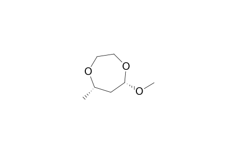 cis-5-Methoxy-7-methyl-1,4-dioxepane