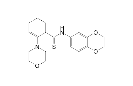 N-(1,4-BENZODIOXAN-6-YL)-2-MORPHOLINOTHIO-2-CYCLOHEXENE-1-CARBOXAMIDE