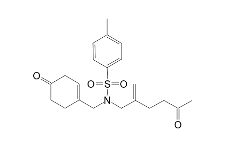 4-Methyl-N-(2-methylene-5-oxohexyl)-N-((4-oxocyclohex-1-enyl)methyl)benzene-sulfonamide