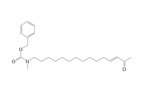 15-(N-(Benzyloxycarbonyl)-N-methylamino)-3-pentadecen-2-one