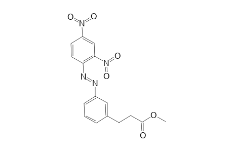 Methyl 3-(3-[(E)-(2,4-dinitrophenyl)diazenyl]phenyl)propanoate