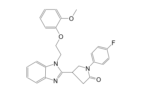 2-pyrrolidinone, 1-(4-fluorophenyl)-4-[1-[2-(2-methoxyphenoxy)ethyl]-1H-benzimidazol-2-yl]-