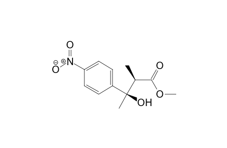 Syn-methyl 3-(4-nitrophenyl)-3-hydroxy-2-methylbutanoate