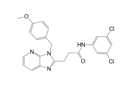 3H-imidazo[4,5-b]pyridine-2-propanamide, N-(3,5-dichlorophenyl)-3-[(4-methoxyphenyl)methyl]-
