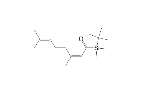 Silane, (1,1-dimethylethyl)(3,7-dimethyl-1-oxo-2,6-octadienyl)dimethyl-, (Z)-