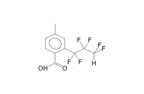 2-(3H-PERFLUOROPROPYL)-4-METHYLBENZOIC ACID