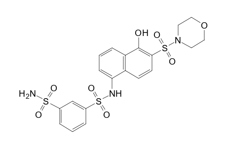 1,3-Benzenedisulfonamide, N1-[5-hydroxy-6-(4-morpholinylsulfonyl)-1-naphthalenyl]-