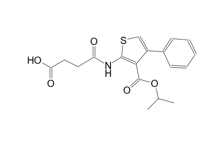 4-{[3-(isopropoxycarbonyl)-4-phenyl-2-thienyl]amino}-4-oxobutanoic acid