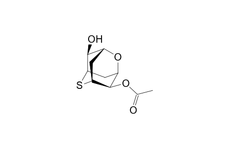 Acetic acid (1R,4R,5S,8S)-8-hydroxy-2-oxa-6-thia-tricyclo[3.3.1.1*3,7*]dec-4-yl ester