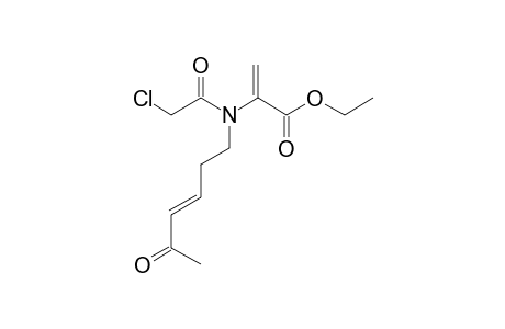 ETHYL-(E)-2-[N-(5-OXOHEX-3-ENYL)-2-CHLOROETHANAMIDO]-PROPENOATE