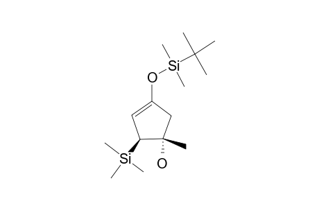 (1S,2S)-4-(tert-butyl-dimethylsilyl)oxy-1-methyl-2-trimethylsilylcyclopent-3-en-1-ol