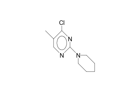 4-Chloro-5-methyl-2-piperidino-pyrimidine