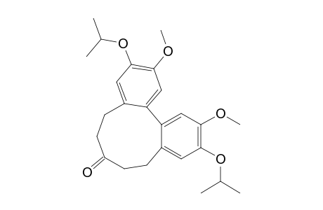 7H-Dibenzo[a,c]cyclononen-7-one, 5,6,8,9-tetrahydro-2,12-dimethoxy-3,11-bis(1-methylethoxy)-