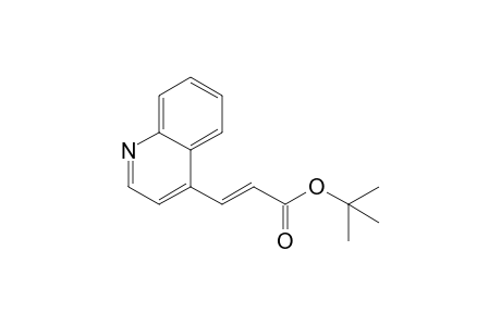(E)-3-(4-quinolinyl)-2-propenoic acid tert-butyl ester
