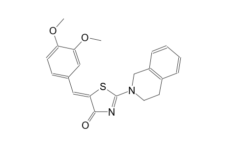 (5Z)-2-(3,4-dihydro-2(1H)-isoquinolinyl)-5-(3,4-dimethoxybenzylidene)-1,3-thiazol-4(5H)-one