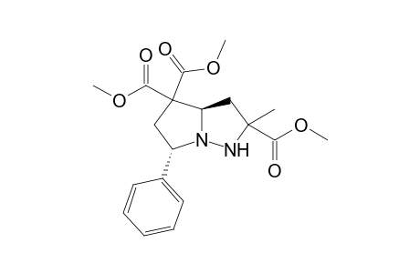 anti-Trimethyl 3-methyl-8-phenyl-1,2-diazabicyclo[3.3.0]octane-3,6,6-tricarboxylate