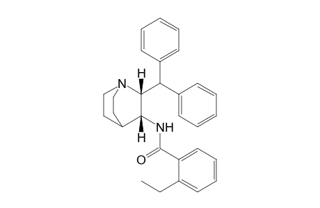 cis-2-(Diphenylmethyl)-N-(2-ethylbenzoyl)-1-azabicyclo[2.2.2]octan-3-amine