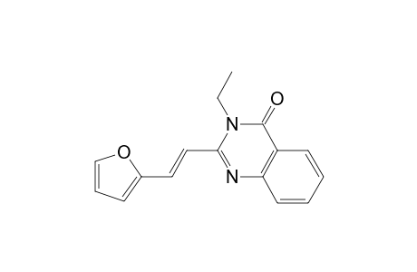 3-Ethyl-2-[(E)-2-(2-furanyl)ethenyl]-4-quinazolinone