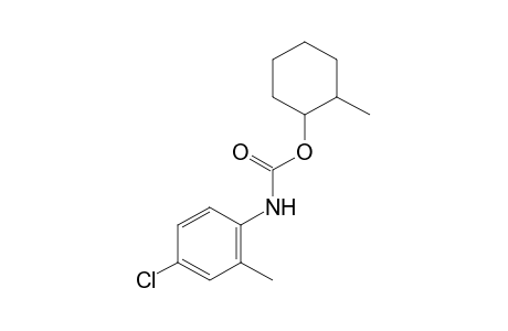 4-Chloro-2-methylcarbanilic acid, 2-methylcyclohexyl ester