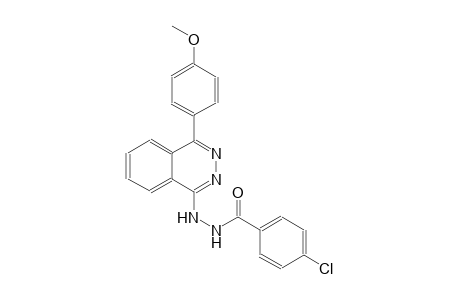 4-chloro-N'-[4-(4-methoxyphenyl)-1-phthalazinyl]benzohydrazide