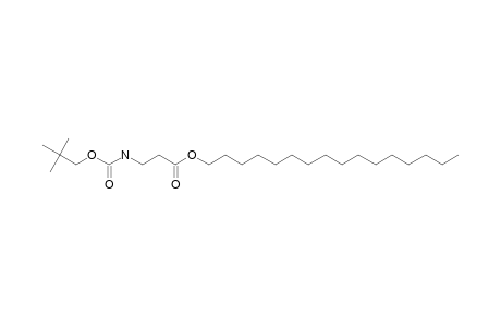 .beta.-Alanine, N-neopentyloxycarbonyl-, hexadecyl ester