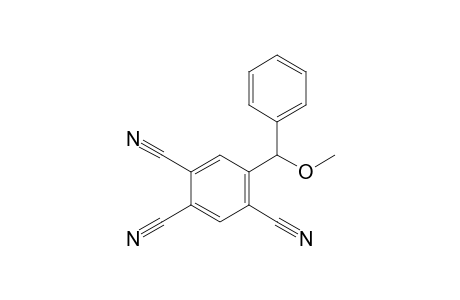 5-(.alpha.-methoxybenzyl)-1,2,4-tricyanobenzene