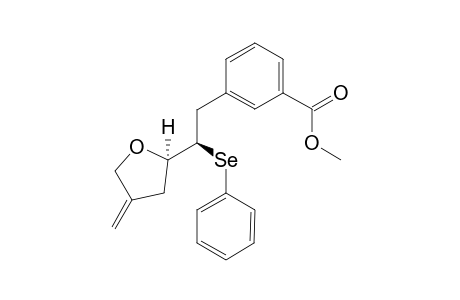 threo-Methyl-3-(2-(4-methylenetetrahydrofuran-2-yl)-2-(phenylselanyl)ethyl)benzoate