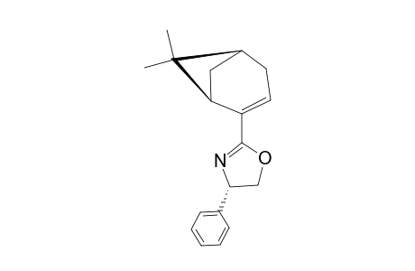 (-)-2-[(1R)-6,6-DIMETHYLBICYCLO-[3.1.1]-HEPT-2-EN-2-YL]-(4R)-PHENYL-4,5-DIHYDRO-1,3-OXAZOLE