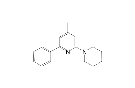 4-Methyl-2-phenyl-6-(1-piperidinyl)pyridine