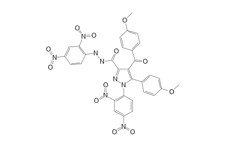 4-(4-METHOXYBENZOYL)-5-(4-METHOXYPHENYL)-1-(2,4-DINITROPHENYL)-1H-PYRAZOLE-3-CARBOXYLIC-ACID-2,4-DINITROPHENYL-HYDRAZIDE