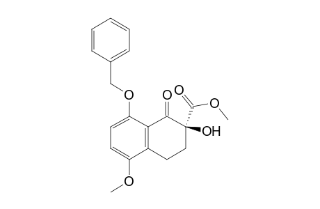 (2R)-2-hydroxy-5-methoxy-1-oxo-8-phenylmethoxy-3,4-dihydronaphthalene-2-carboxylic acid methyl ester