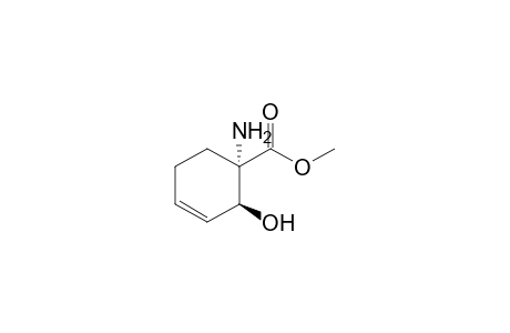 Methyl (1S,2S)-1-amino-2-hydroxy-3-cyclohexene-1-carboxylate
