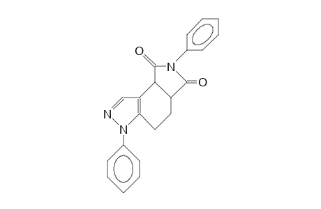 3,7-Diphenyl-4,5-dihydro-pyrrolo[3,4-E]indazole-6,8(7H,8aH)-dione
