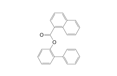 1-Naphthoic acid, 2-biphenyl ester