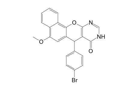 7-(4-Bromophenyl)-5-methoxy-7H,9H-benzo[h]chromeno[2,3-d]pyrimidin-8-one