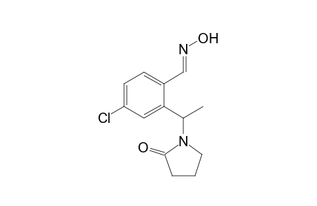 (E)-O-1-(2-Oxopyrrolidin-1-yl)-ethyl-4-chlorobenzaldehyde oxime
