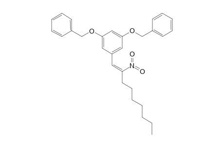 1,3-dibenzoxy-5-[(Z)-2-nitronon-1-enyl]benzene