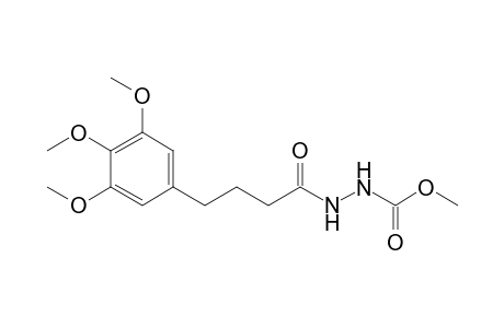Methyl N-[4-(3,4,5-trimethoxyphenyl)butanoylamino]carbamate