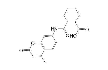 6-{[(4-methyl-2-oxo-2H-chromen-7-yl)amino]carbonyl}-3-cyclohexene-1-carboxylic acid