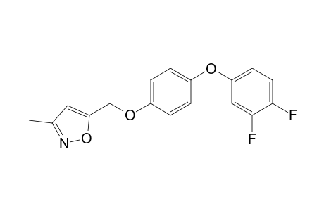 Isoxazole, 5-[[4-(3,4-difluorophenoxy)phenoxy]methyl]-3-methyl-