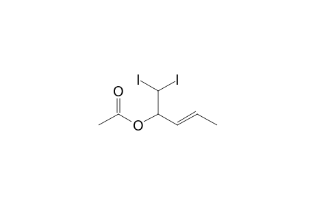 1,1-Diiodopent-3-en-2-yl acetate