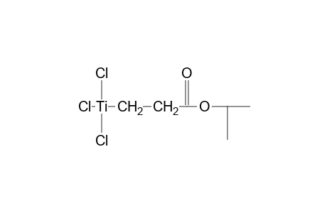 3-(TRICHLOROTITANO)PROPIONIC ACID, ISOPROPYL ESTER