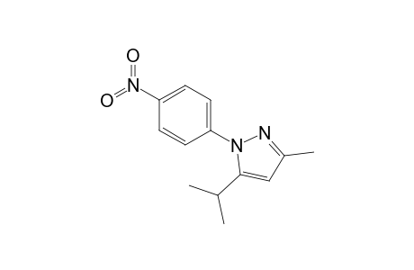 3-Methyl-1-(4-nitrophenyl)-5-propan-2-yl-pyrazole