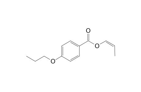 (Z)-4-Propoxybenzoic acid propenyl ester
