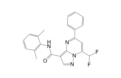 7-(difluoromethyl)-N-(2,6-dimethylphenyl)-5-phenylpyrazolo[1,5-a]pyrimidine-3-carboxamide