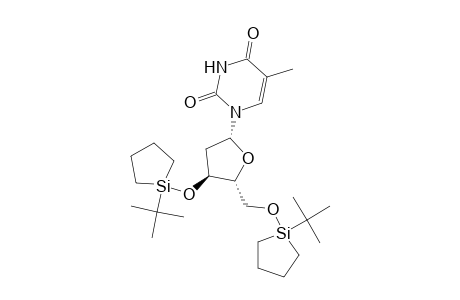 Thymidine, 3',5'-bis-O-[1-(1,1-dimethylethyl)silacyclopent-1-yl]-
