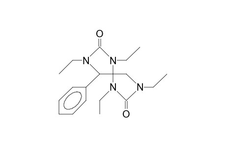 1,3-Diethyl-2-oxo-5-phenyl-tetrahydro-imidazole-4-spiro-4'-(1',3'-diethyl-tetrahydro-imidazol-2'-one)