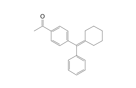 1-(4-(Cyclohexylidene(phenyl)methyl)phenyl)ethanone