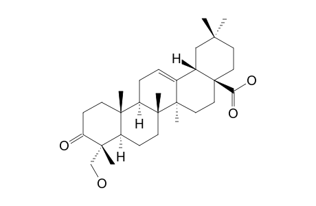 HEDERAGENIC-ACID;3-OXO-23-HYDROXY-DELTA(12)-OLEANONIC-ACID